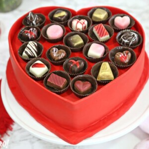 Box of Chocolates Cake | From SugarHero.com