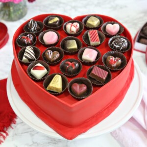 Box of Chocolates Cake | From SugarHero.com