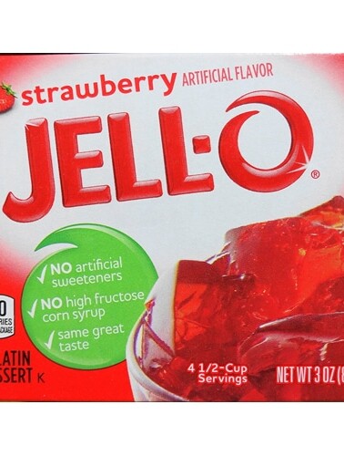 Strawberry Jell-O | From SugarHero.com