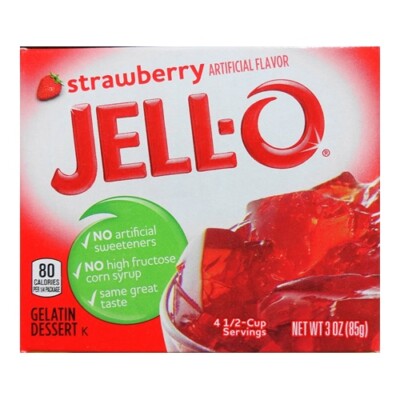 Strawberry Jell-O | From SugarHero.com
