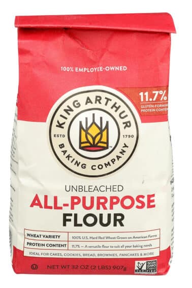 King Arthur all-purpose flour.