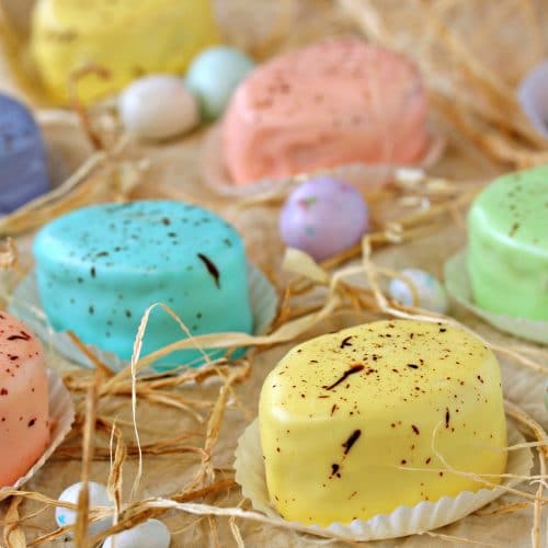 Easter Egg Petit Fours | From SugarHero.com