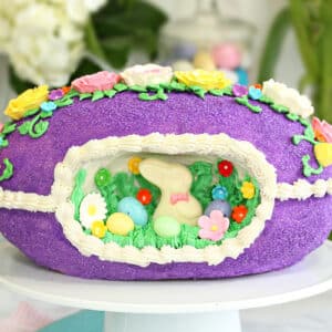 Sugar Easter Egg Cake | From SugarHero.com