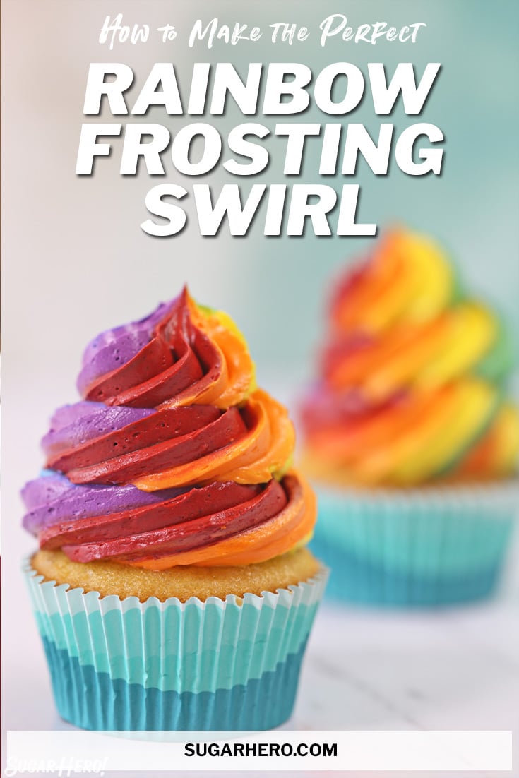 Rainbow Buttercream Frosting (Video & Tutorial!) SugarHero