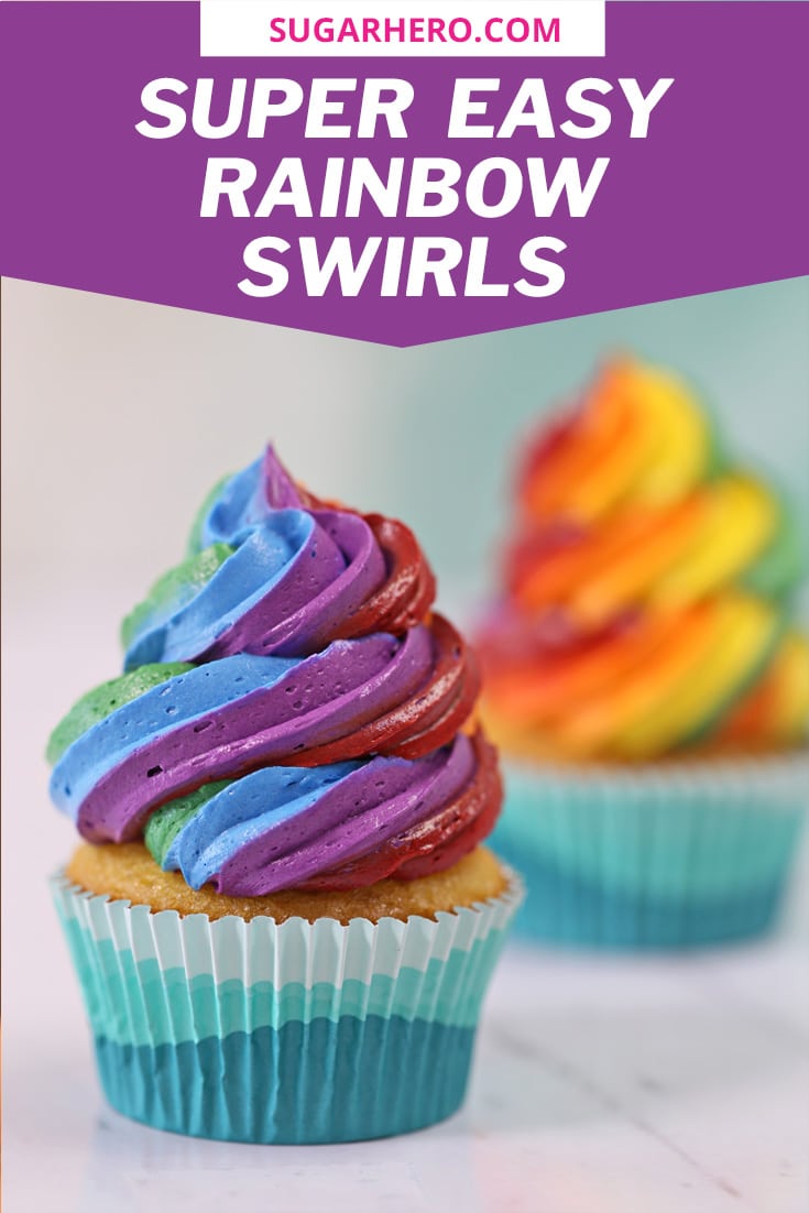 Rainbow Buttercream Frosting (Video & Tutorial!) SugarHero