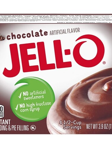 Box of Jell-o Chocolate Instant Pudding