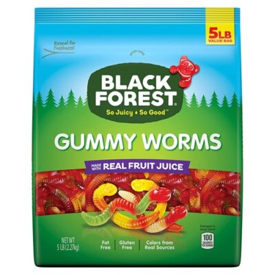 gummy worms in package