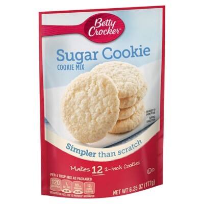package of sugar cookie dough mix