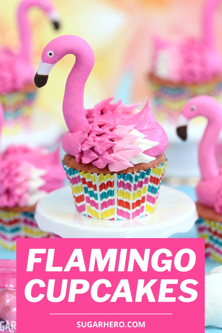 Flamingo Cupcakes - SugarHero