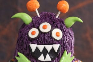 Monster cake collage for Pinterest