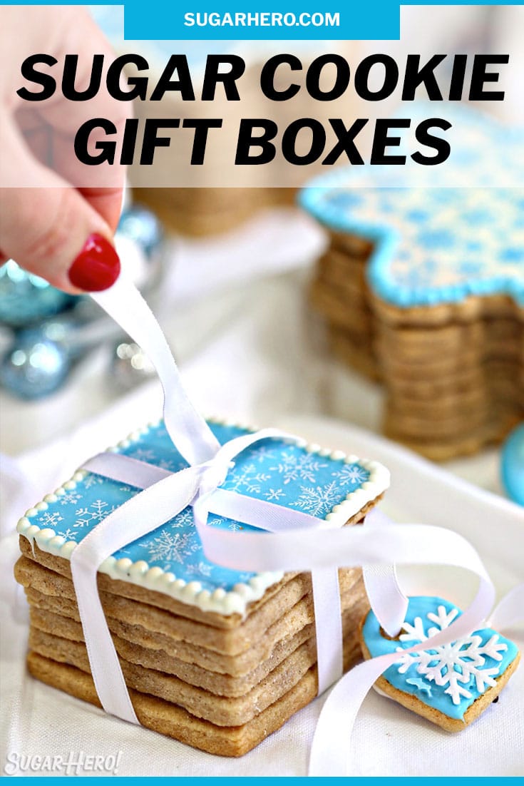 Edible Christmas Cookie Boxes (Recipe & Tutorial) SugarHero