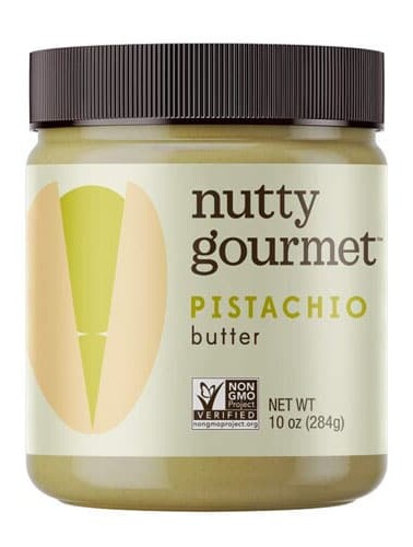 jar of pistachio butter