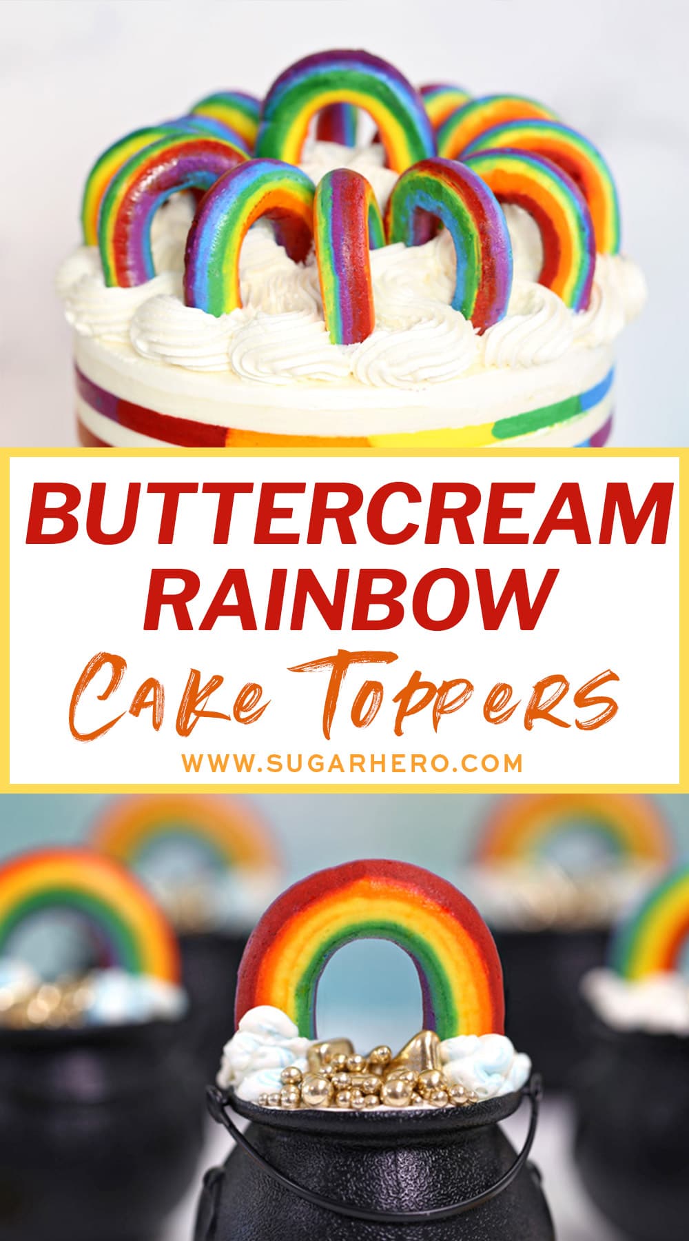 Buttercream Rainbows SugarHero