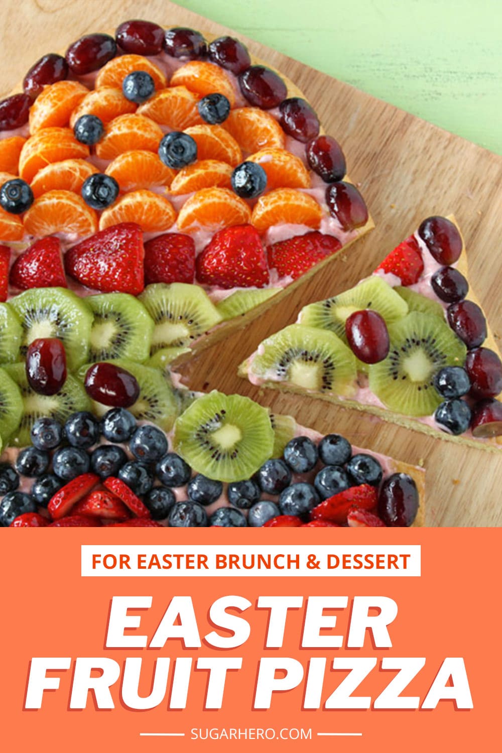 Easter Fruit Pizza SugarHero