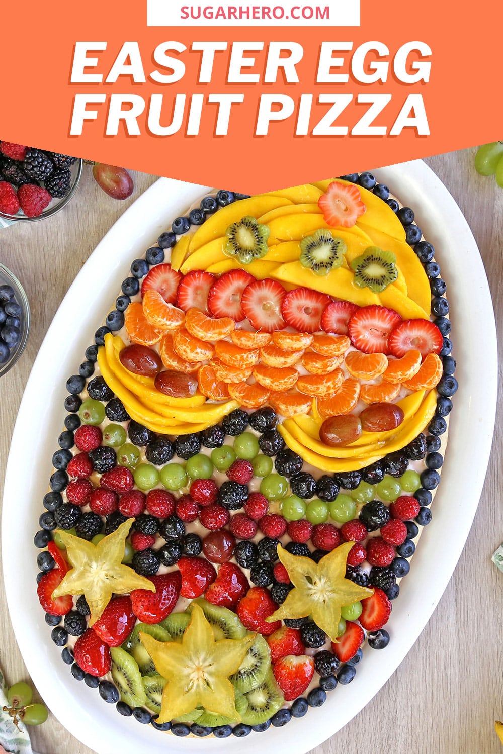 Easter Fruit Pizza SugarHero
