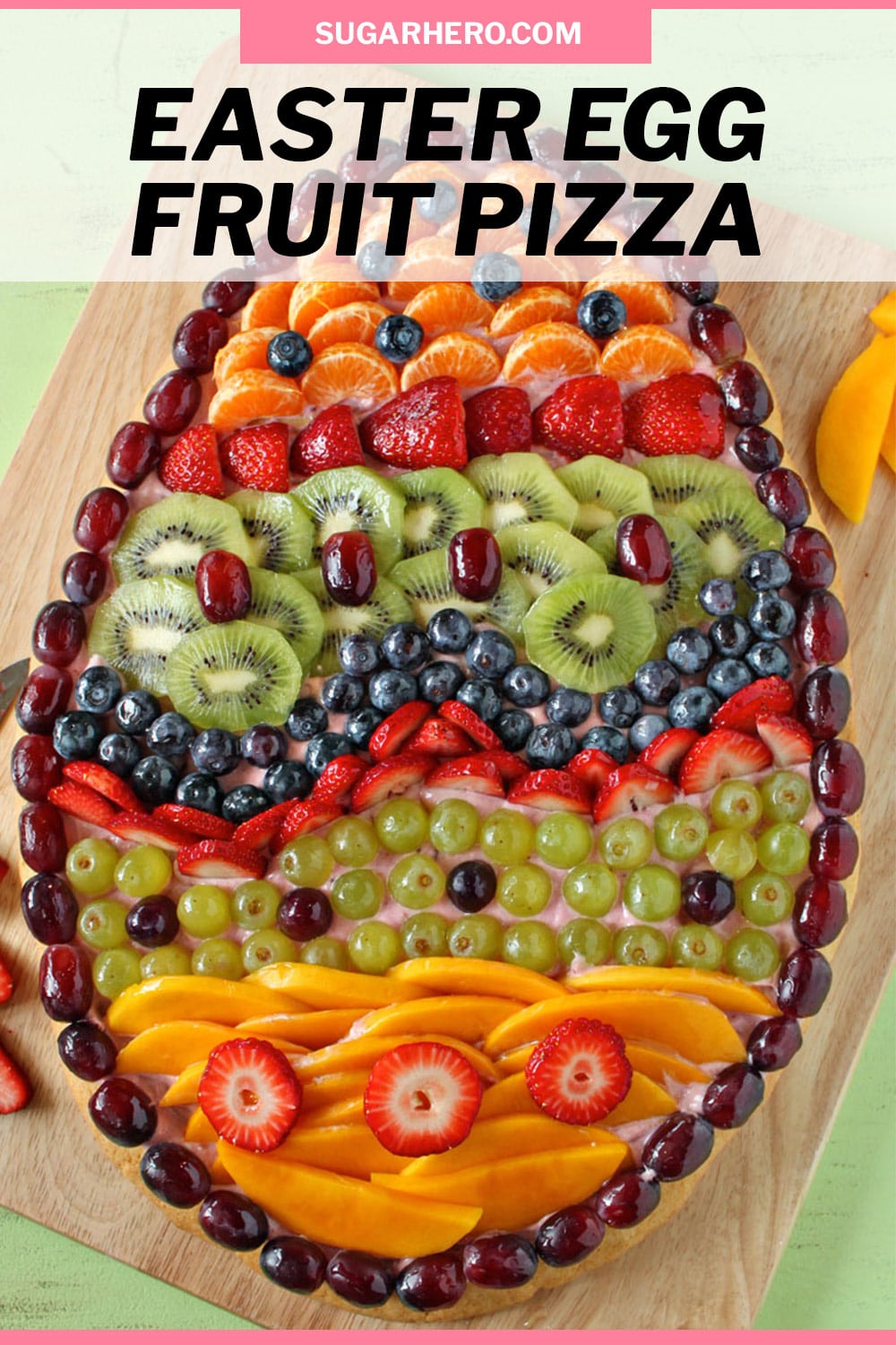 Easter Fruit Pizza SugarHero