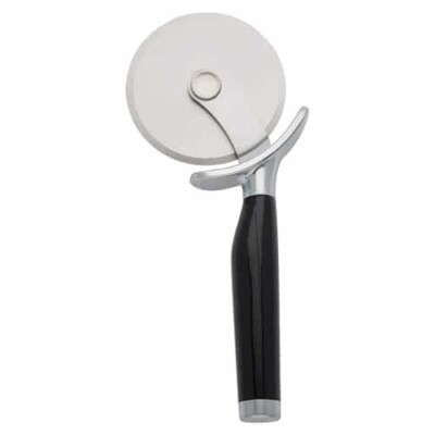 pizza cutter on white background