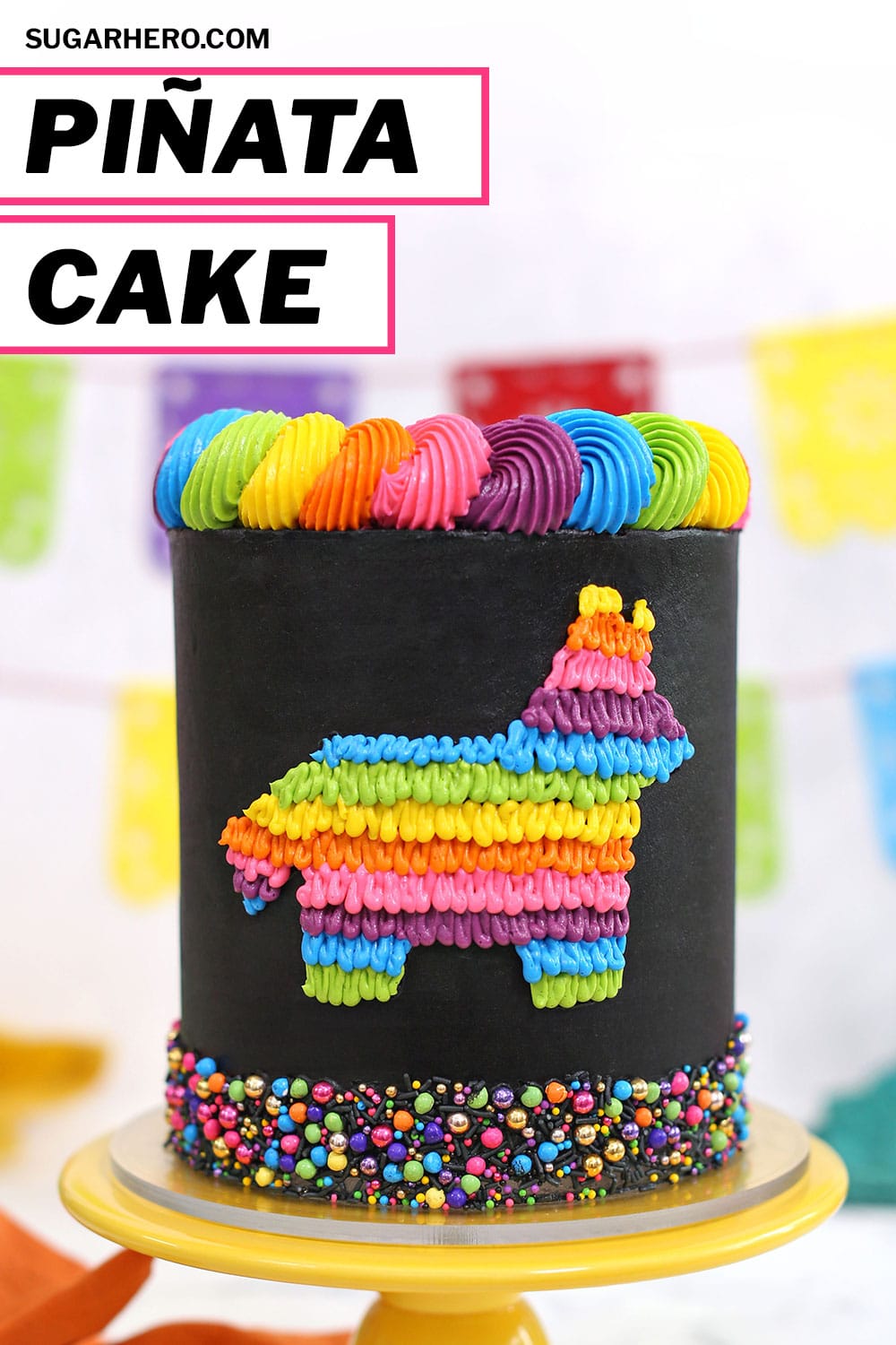 How to Make A Piñata Cake (with video!) SugarHero