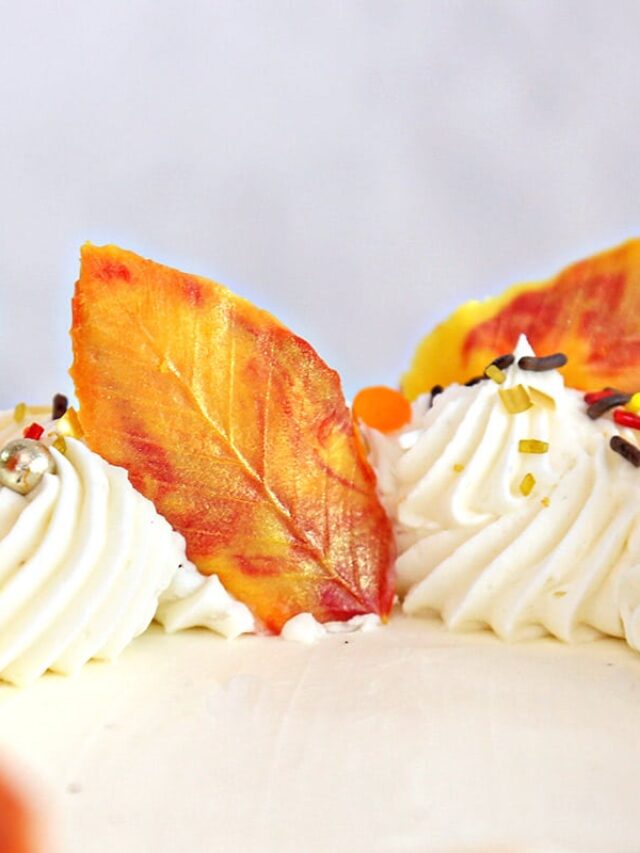 Chocolate Leaves (perfect for fall desserts!) SugarHero