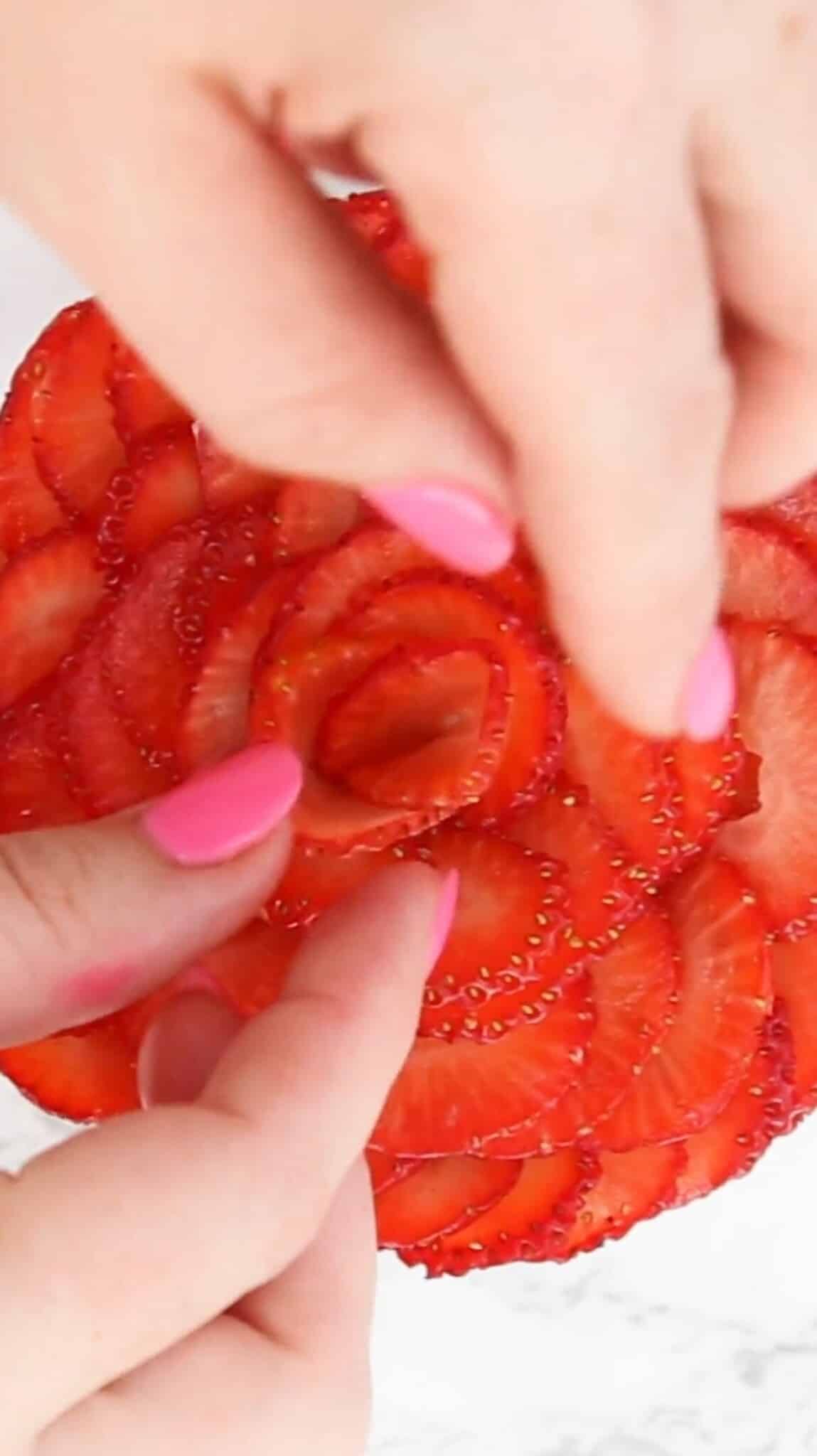 How To Make Strawberry Roses