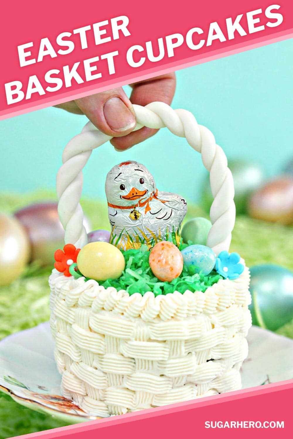 Easter Basket Cupcakes SugarHero