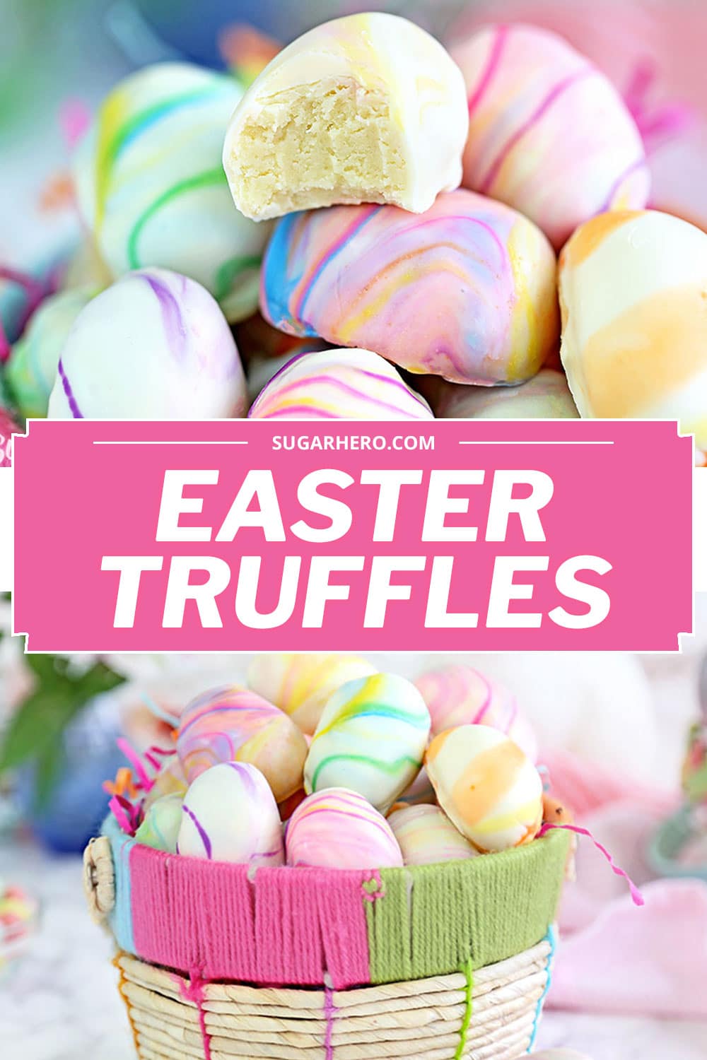 Marbled Easter Egg Truffles SugarHero