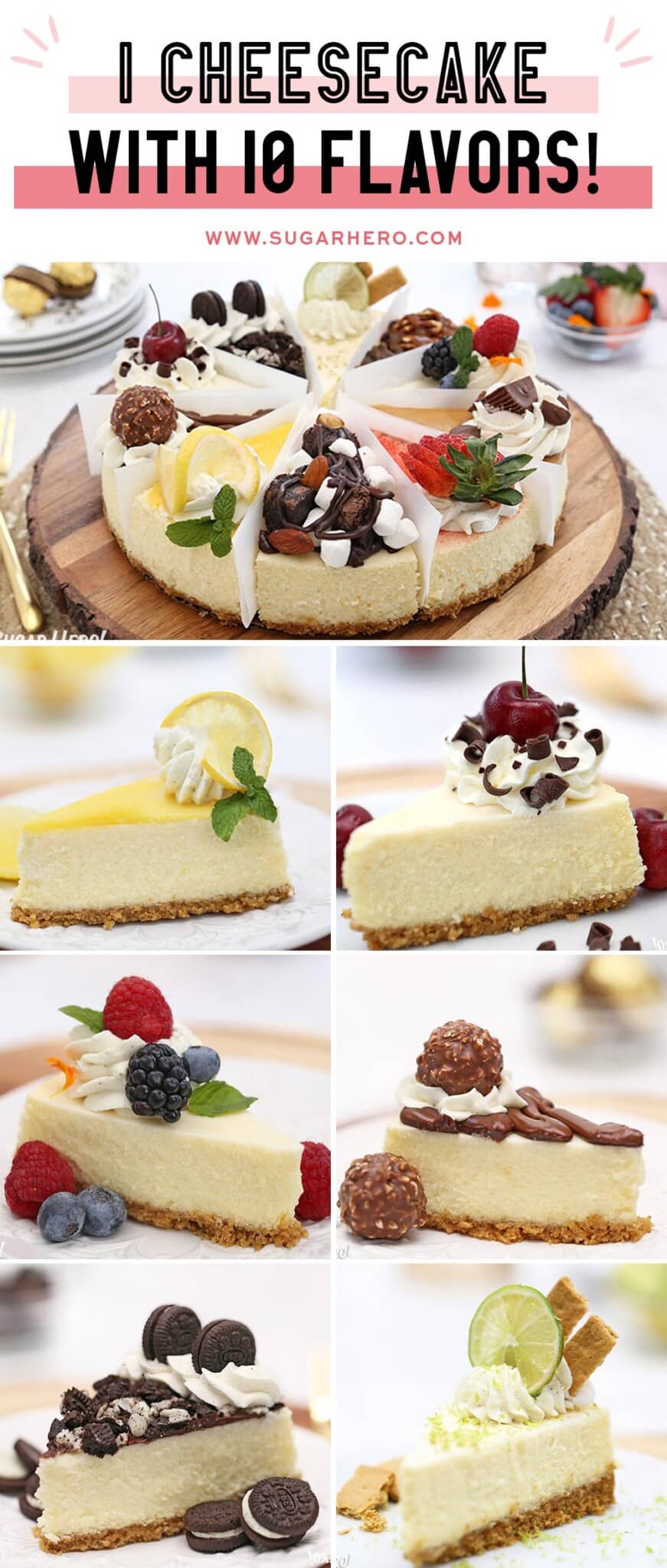 10Flavor Cheesecake Sampler SugarHero