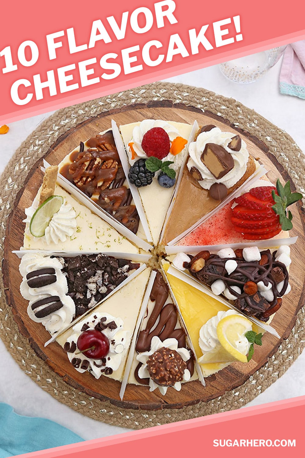 10Flavor Cheesecake Sampler SugarHero