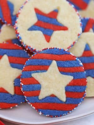 Stars and Stripes Sugar Cookies