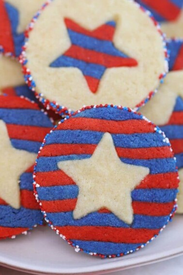 Stars and Stripes Sugar Cookies