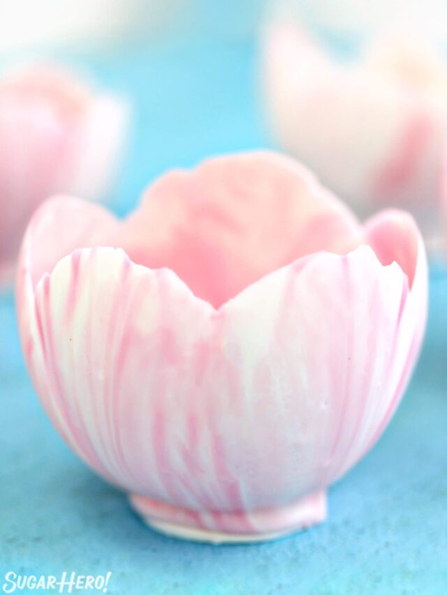 How to make beautiful chocolate bowls SugarHero