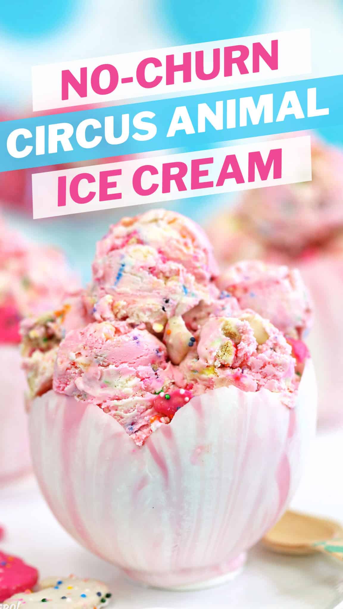 Circus Animal Ice Cream (NoChurn) SugarHero