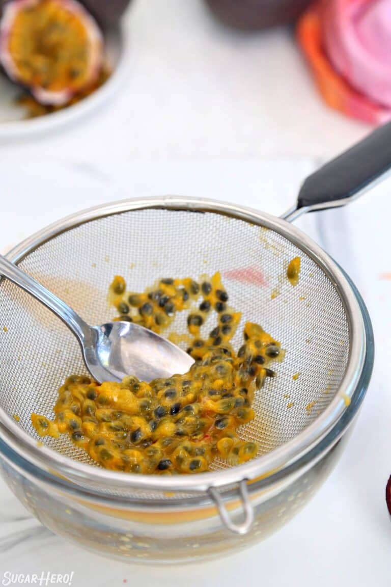 How to Make Passion Fruit Puree - SugarHero