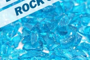 Photo of Breaking Bad Blue Rock Candy with text overlay for Pinterest.