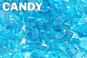 Photo of Breaking Bad Blue Rock Candy with text overlay for Pinterest.