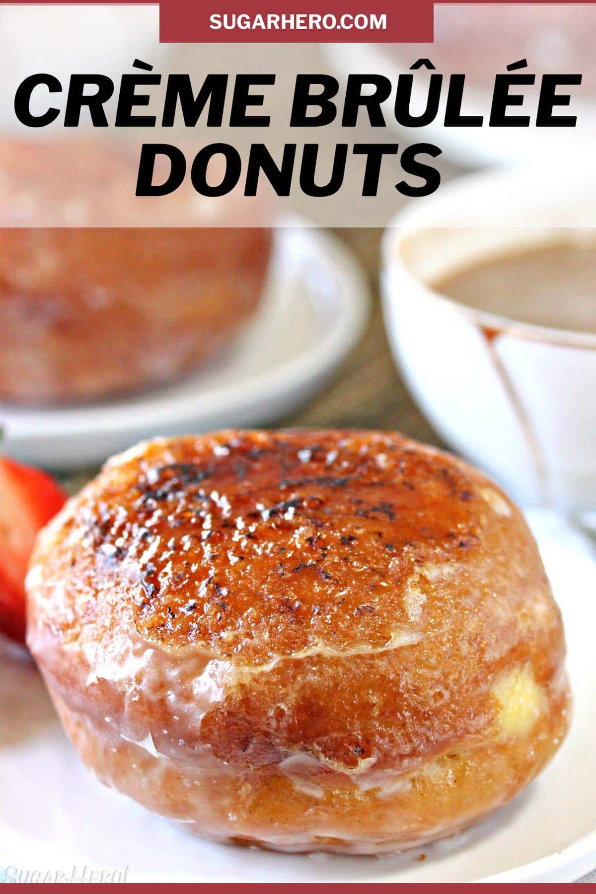Crème Brûlée Donuts SugarHero