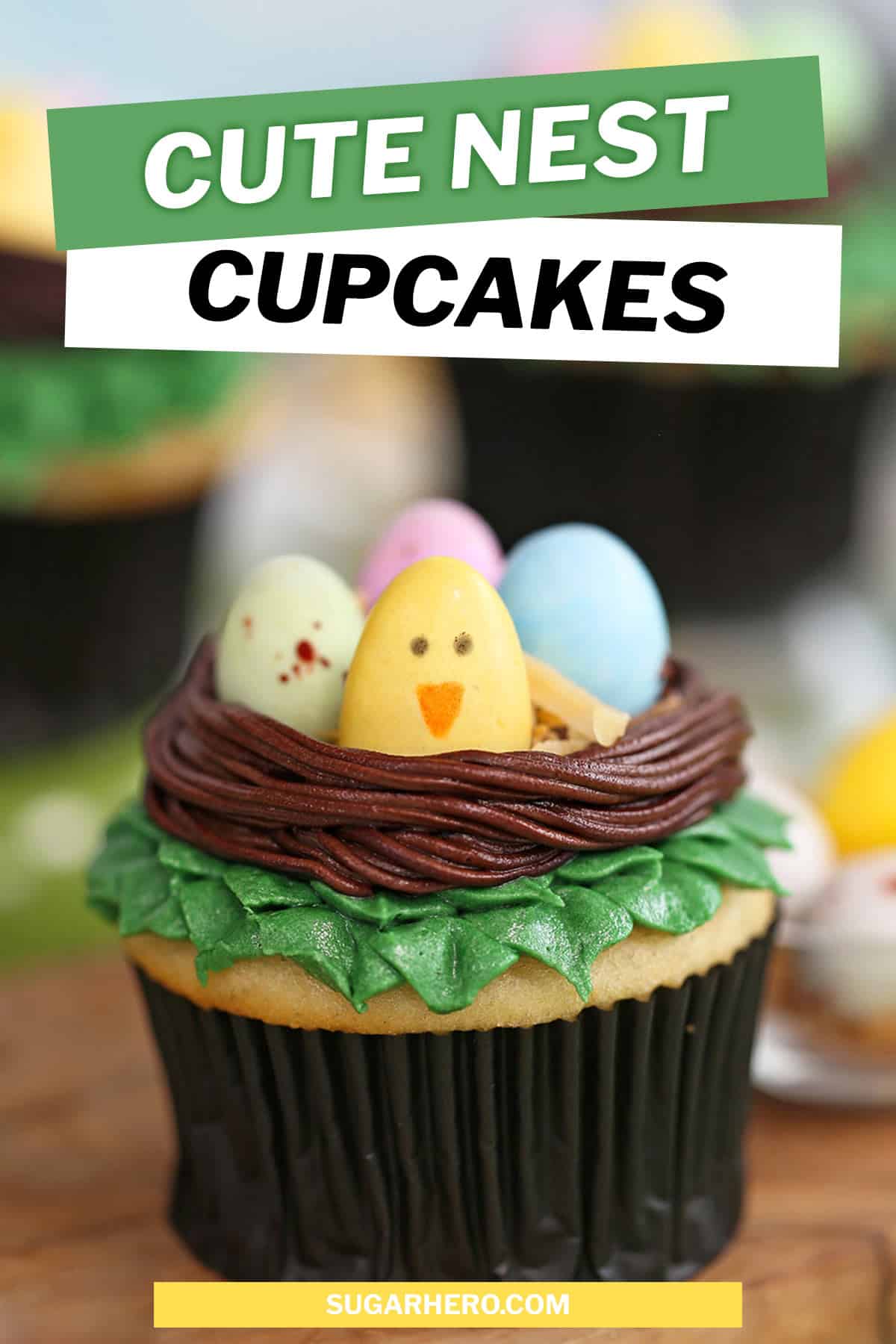 Bird's Nest Cupcakes SugarHero
