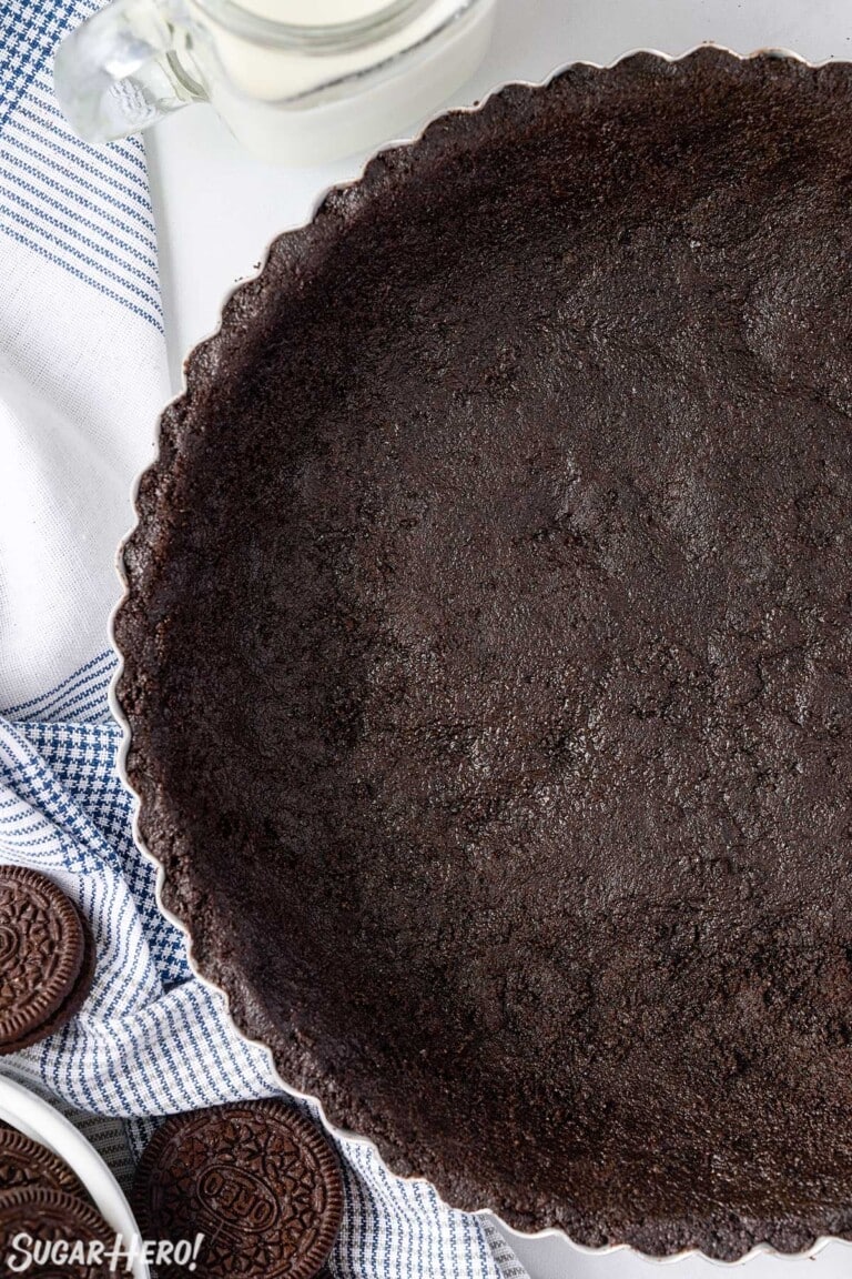 Easy Oreo Pie Crust Recipe SugarHero