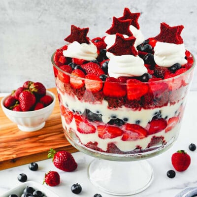 Red Velvet Trifle for the 4th of July Dessert Recipes and Ideas Round Up.
