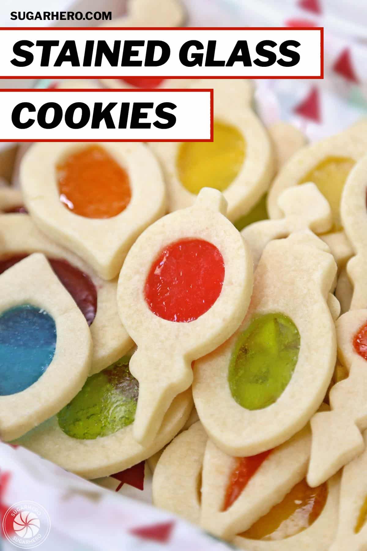 Stained Glass Cookies - SugarHero