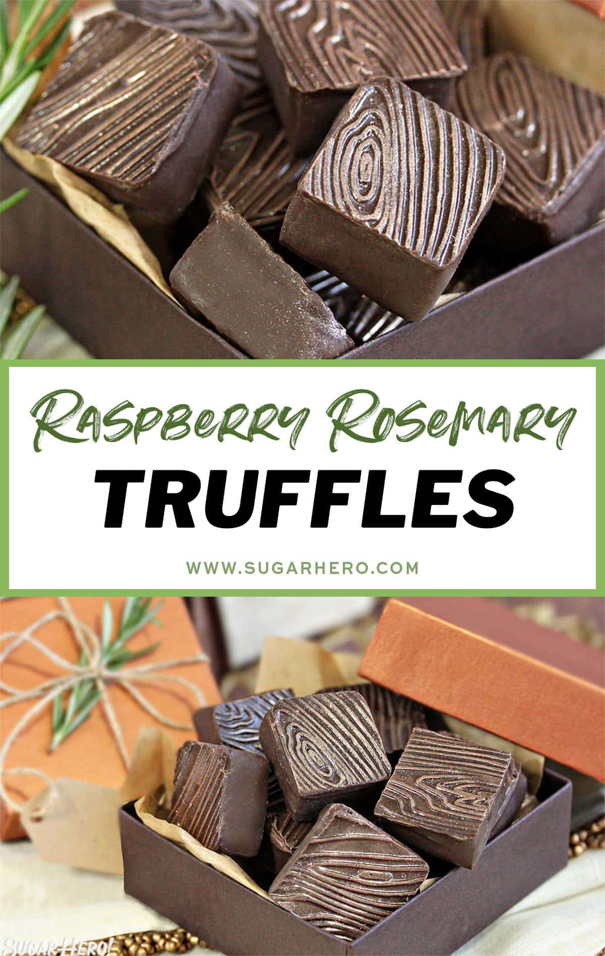 Rosemary Raspberry Truffles - SugarHero