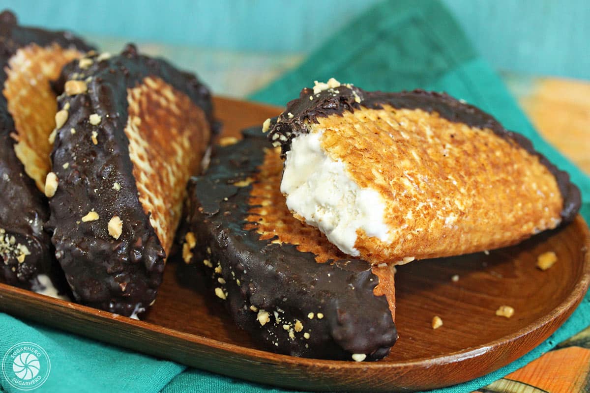Homemade Choco Tacos &middot; Sugar Hero